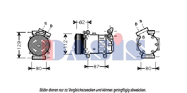 AKS DASIS Kompressor,kliimaseade 851413N